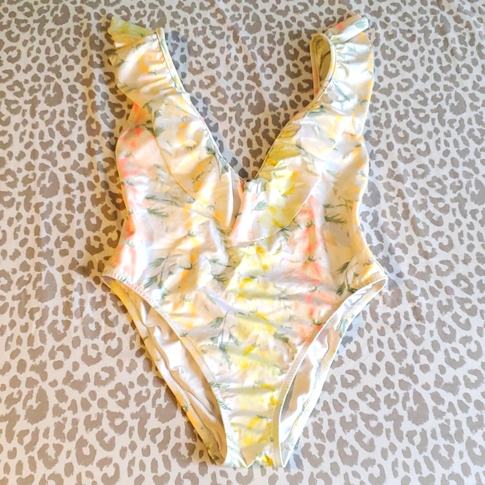 Victoria's Secret PINK Ruffle One Piece Swimsuit